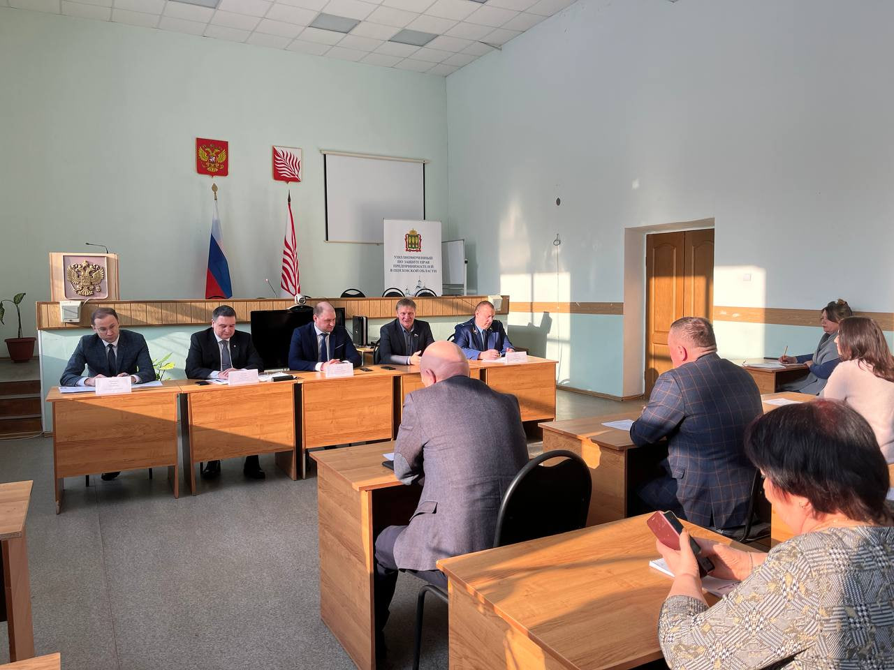 Михаил Лисин ответил на вопросы предпринимателей Иссинского района