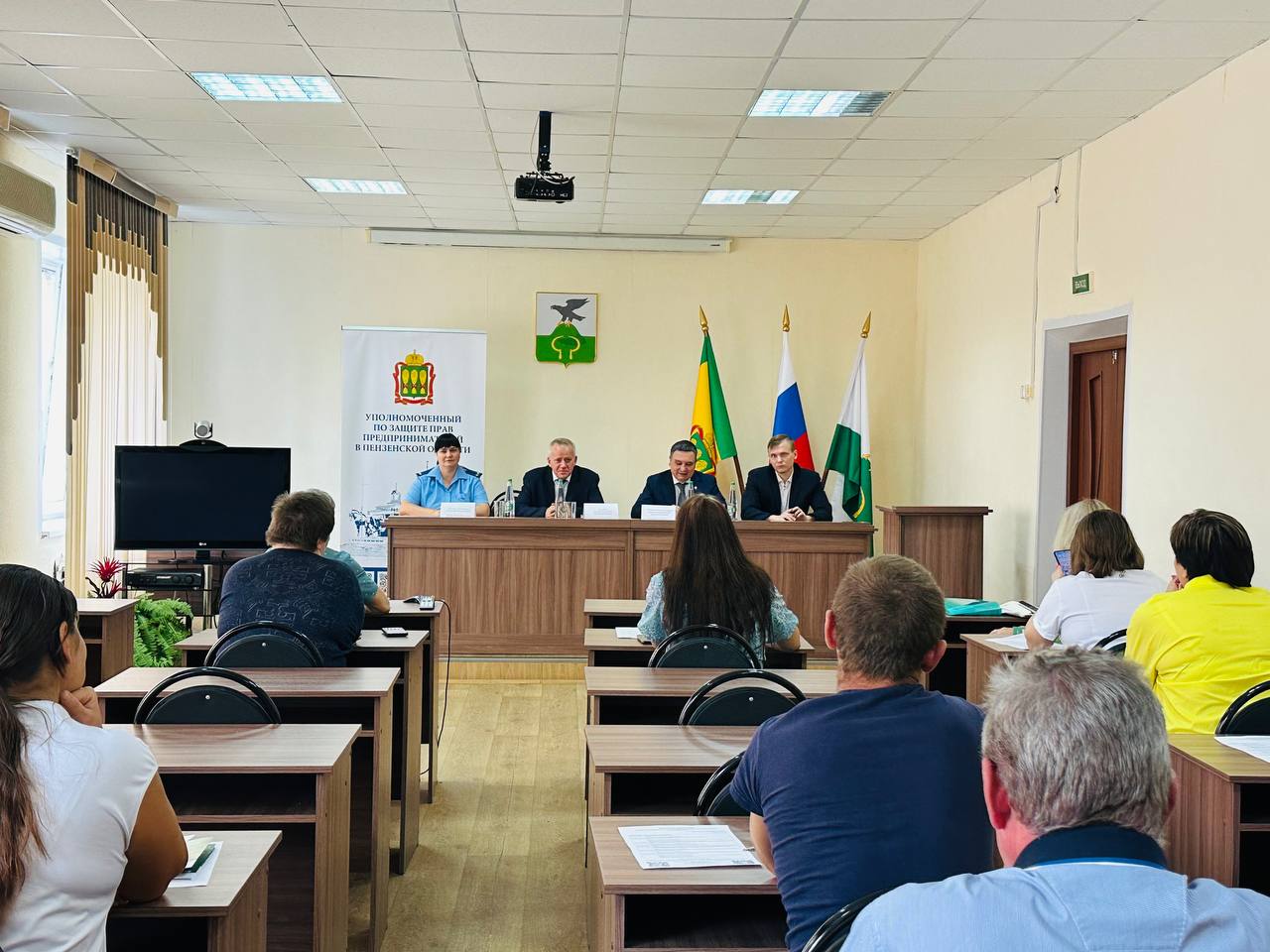 Визит Уполномоченного по защите прав предпринимателей Михаила Лисина в Тамалинский район