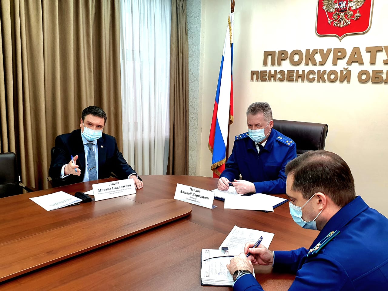 Уполномоченный по защите прав предпринимателей в Пензенской области провел совместный с прокурором региона Алексеем Павловым прием
