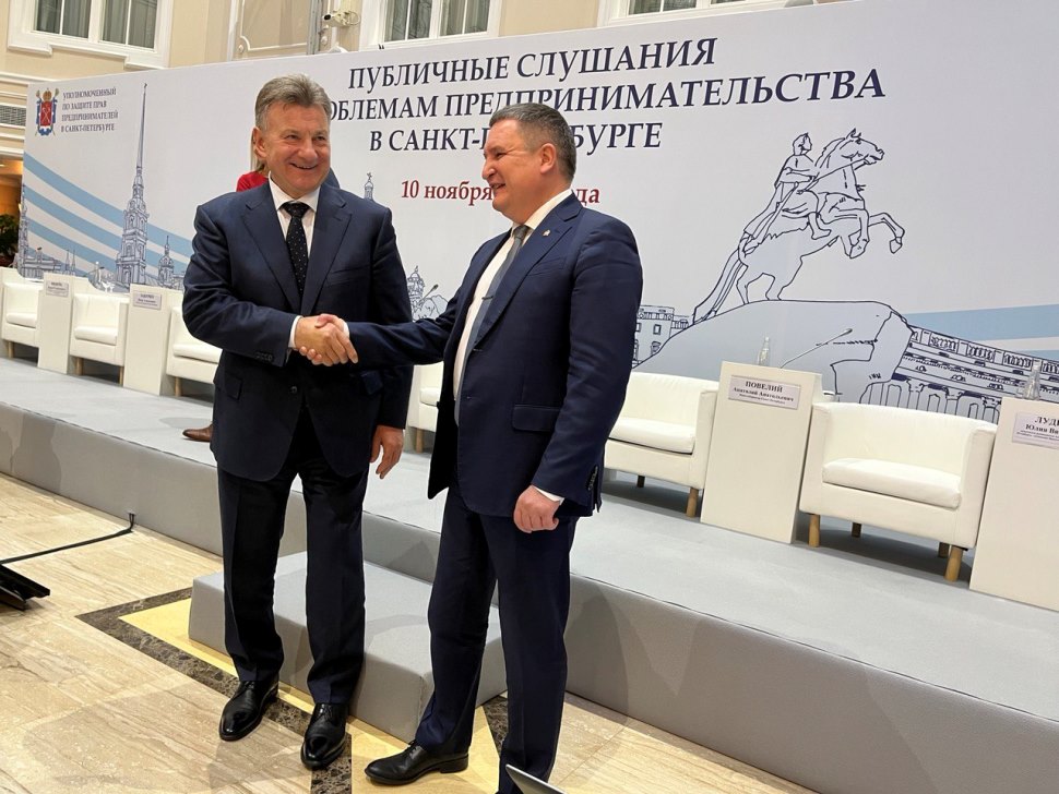 Михаил Лисин принял участие в публичных слушаниях по проблемам предпринимательства в Санкт-Петербурге
