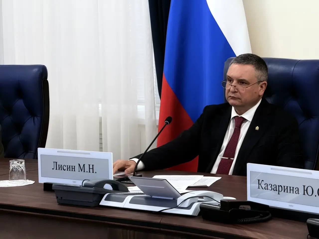 Михаил Лисин провёл совместное совещание с заместителем руководителя Федеральной службы по надзору в сфере природопользования Михаил Лисин провёл совместное совещание с заместителем руководителя Федеральной службы по надзору в сфере природопользования