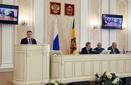 Михаил Лисин отчитался в Законодательном Собрании о работе за 2021 год Михаил Лисин отчитался в Законодательном Собрании о работе за 2021 год